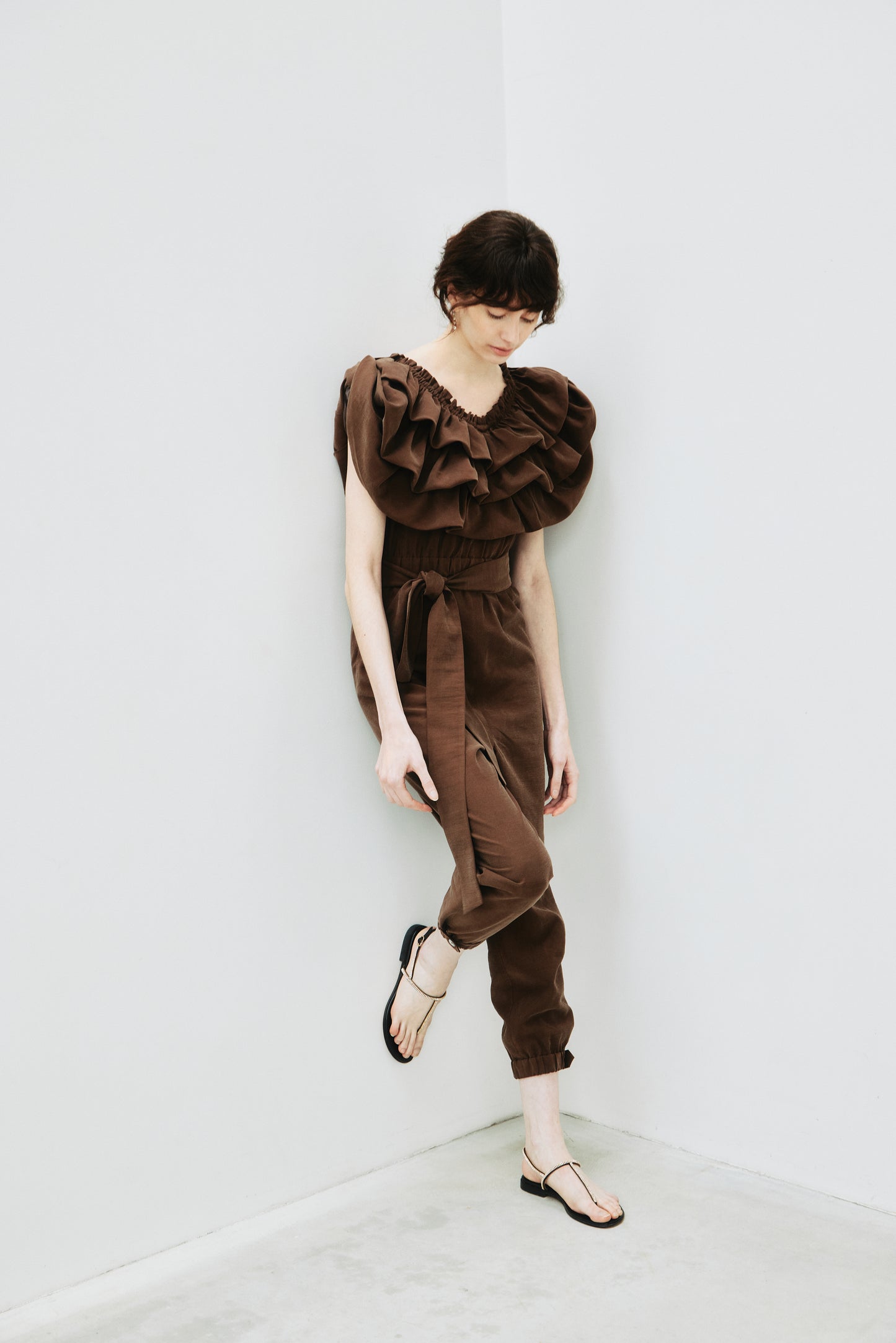 Balloon Collar Jumpsuit