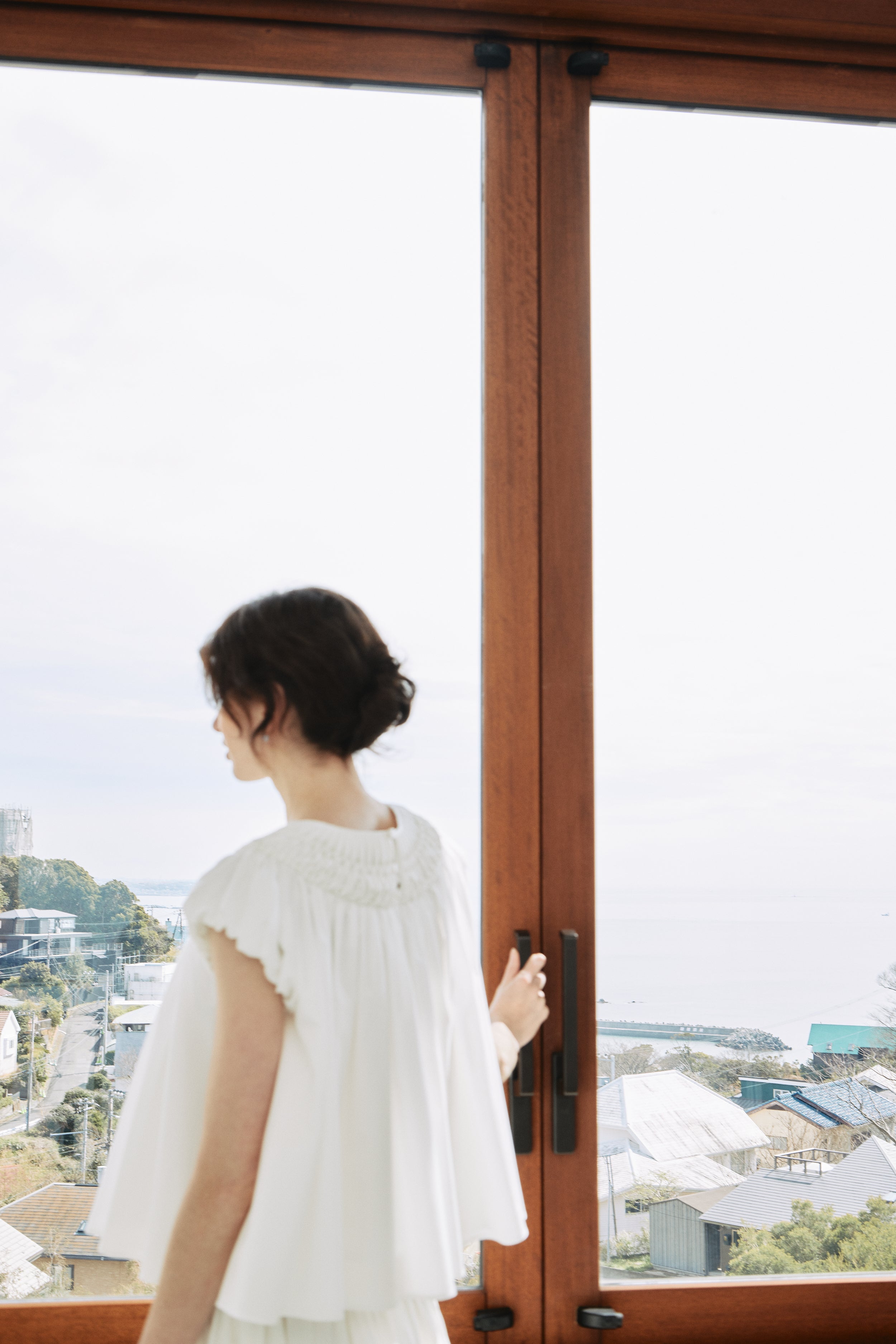予約販売】Beaded Smocked Puff Sleeve Top – L'AUBE BLANC