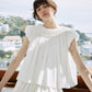 【予約販売】Beaded Smocked Puff Sleeve Top