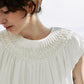 【予約販売】Beaded Smocked Puff Sleeve Top