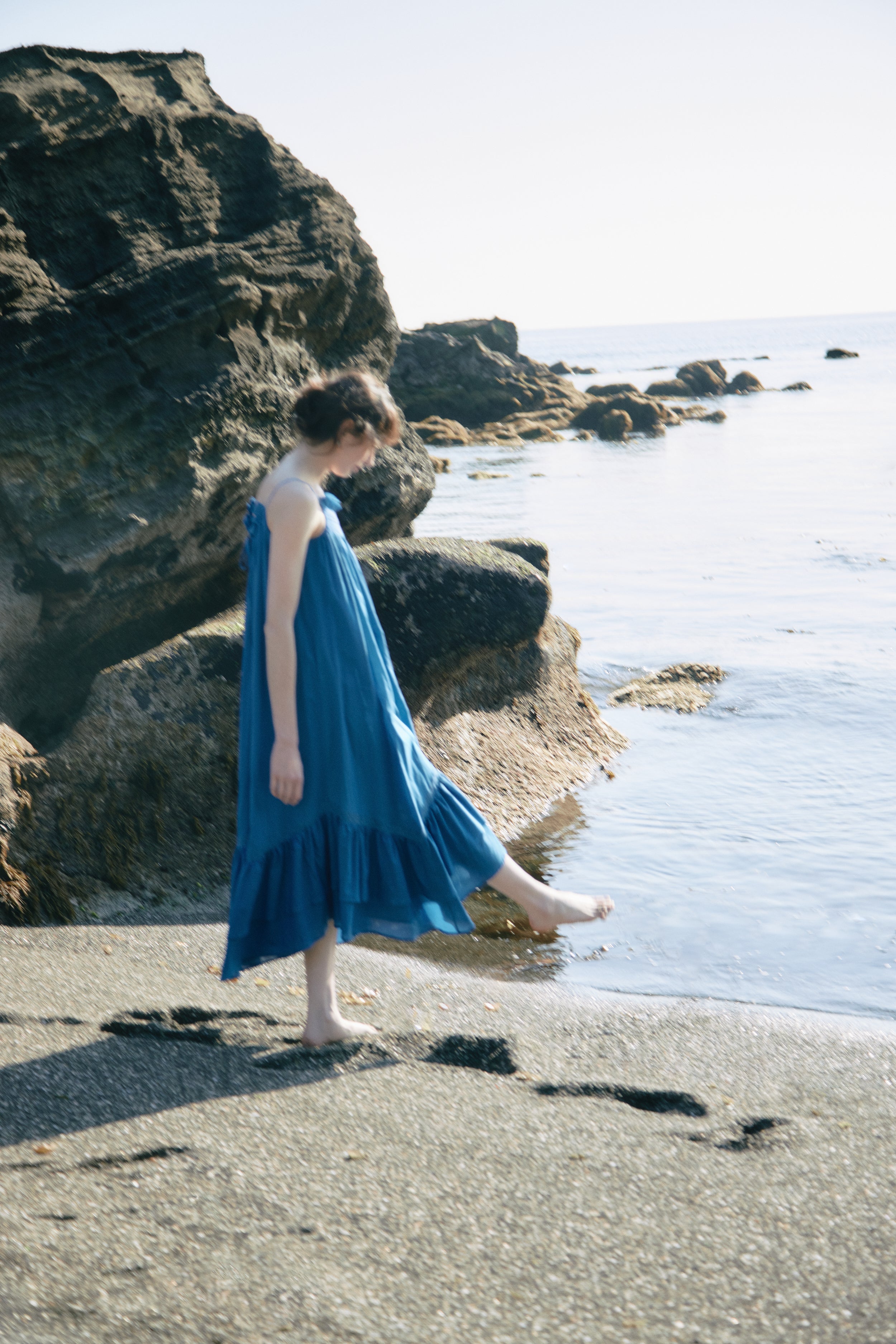 Smocking Lace Volume Dress – L'AUBE BLANC