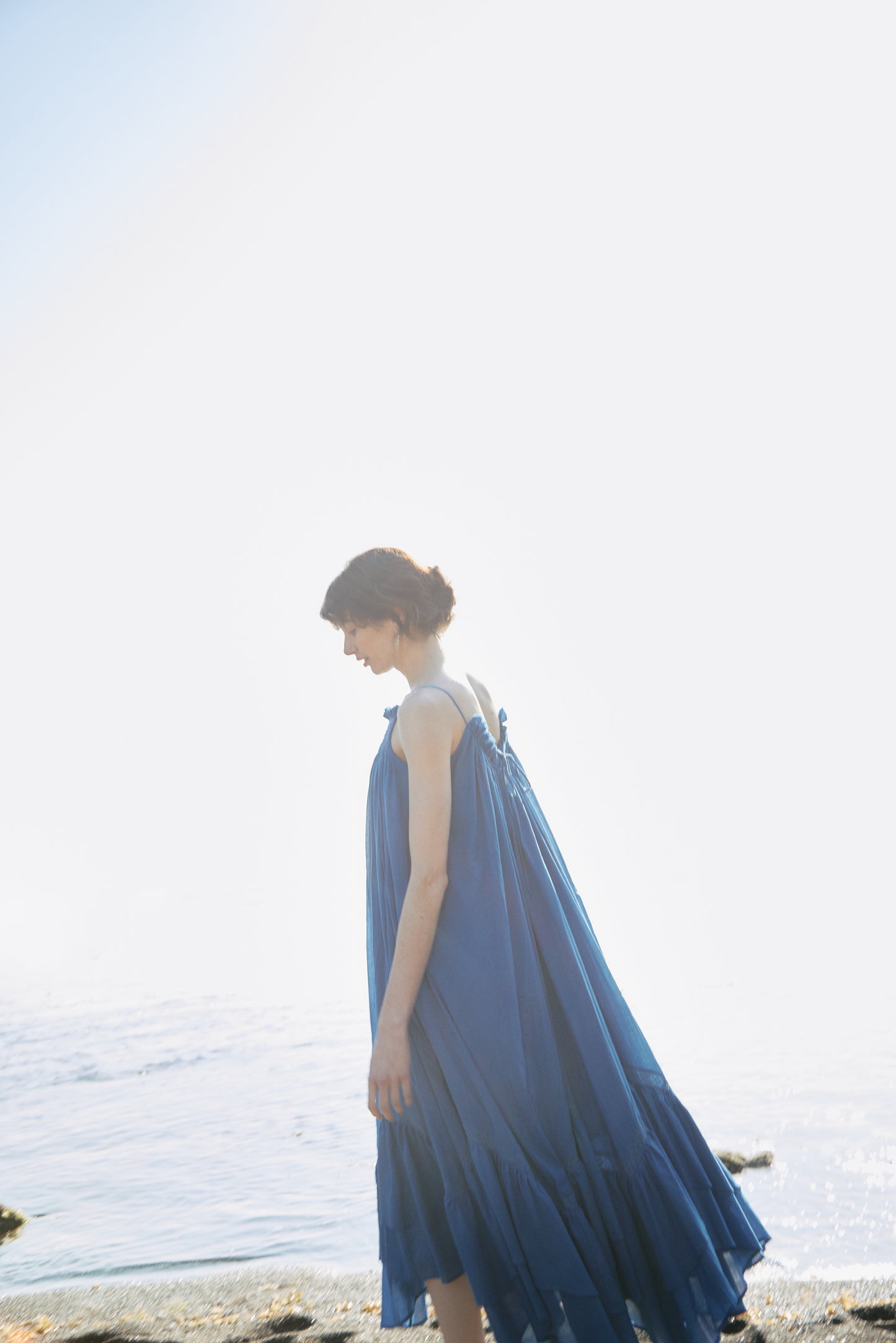 Smocking Lace Volume Dress
