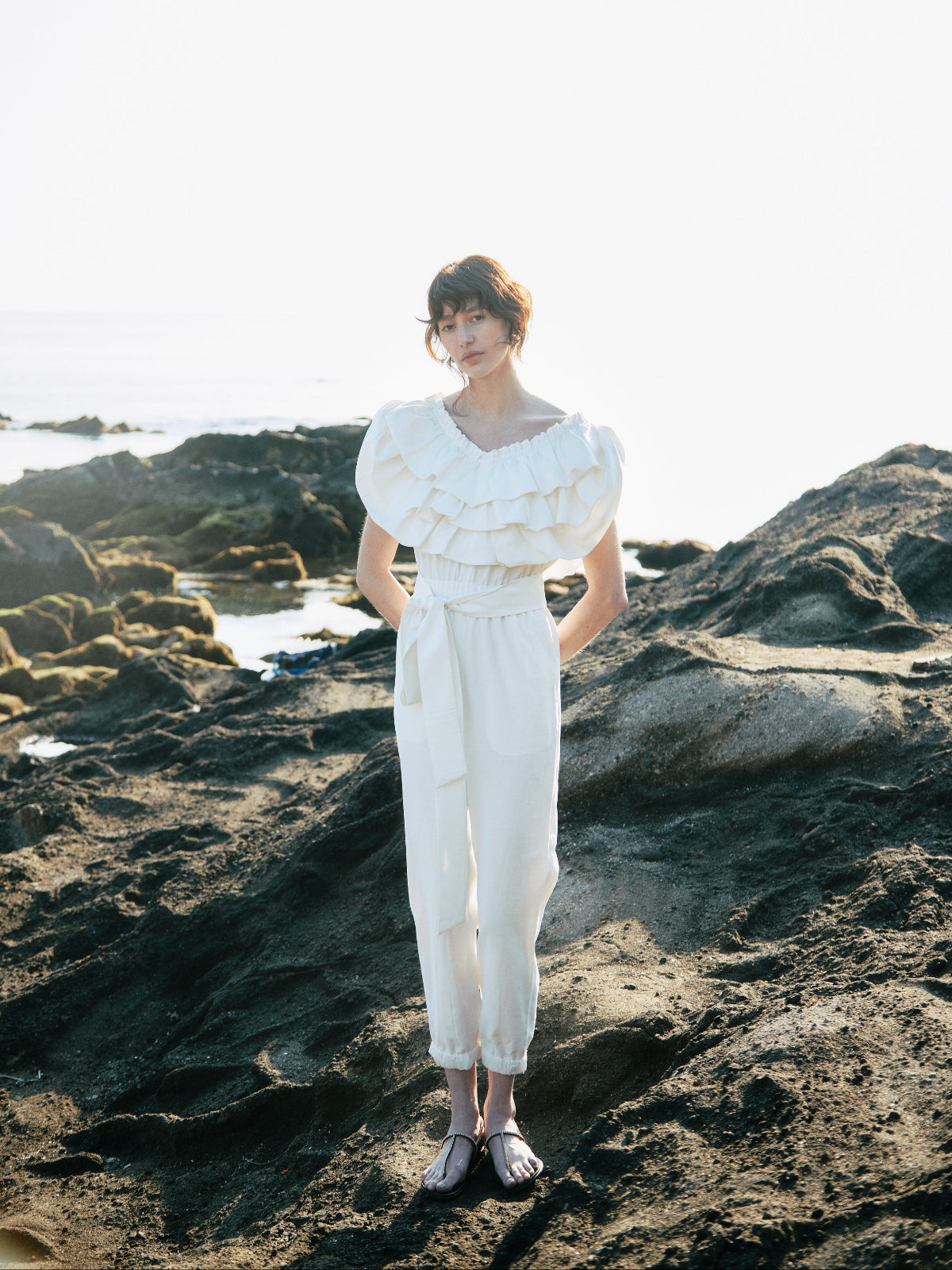 Balloon Collar Jumpsuit