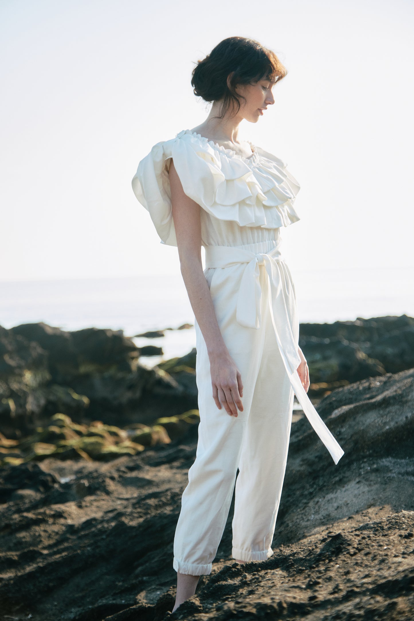 Balloon Collar Jumpsuit