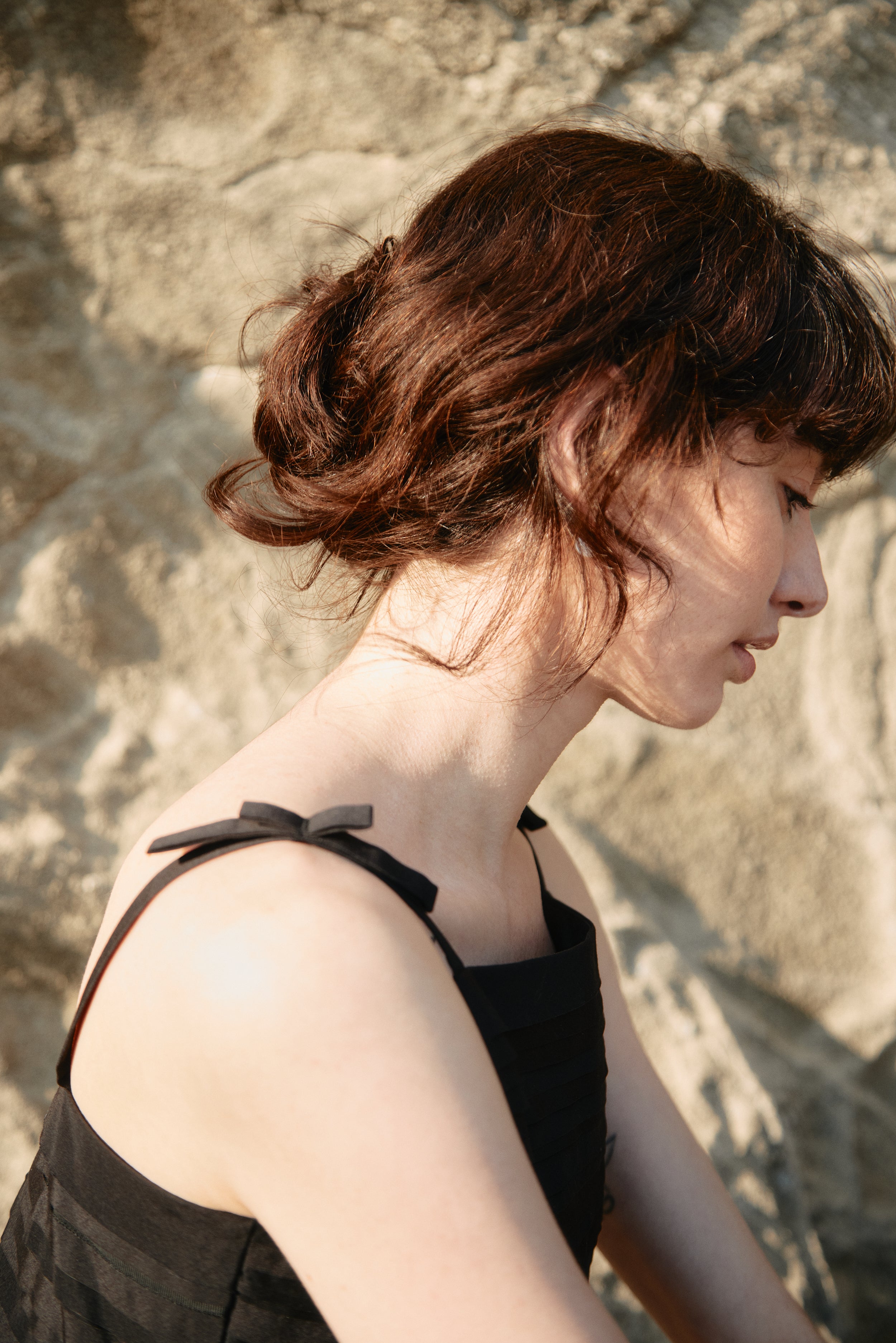 Layered Sculpt Peplum Top