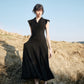 【予約販売】Panel Flare Shirt Dress