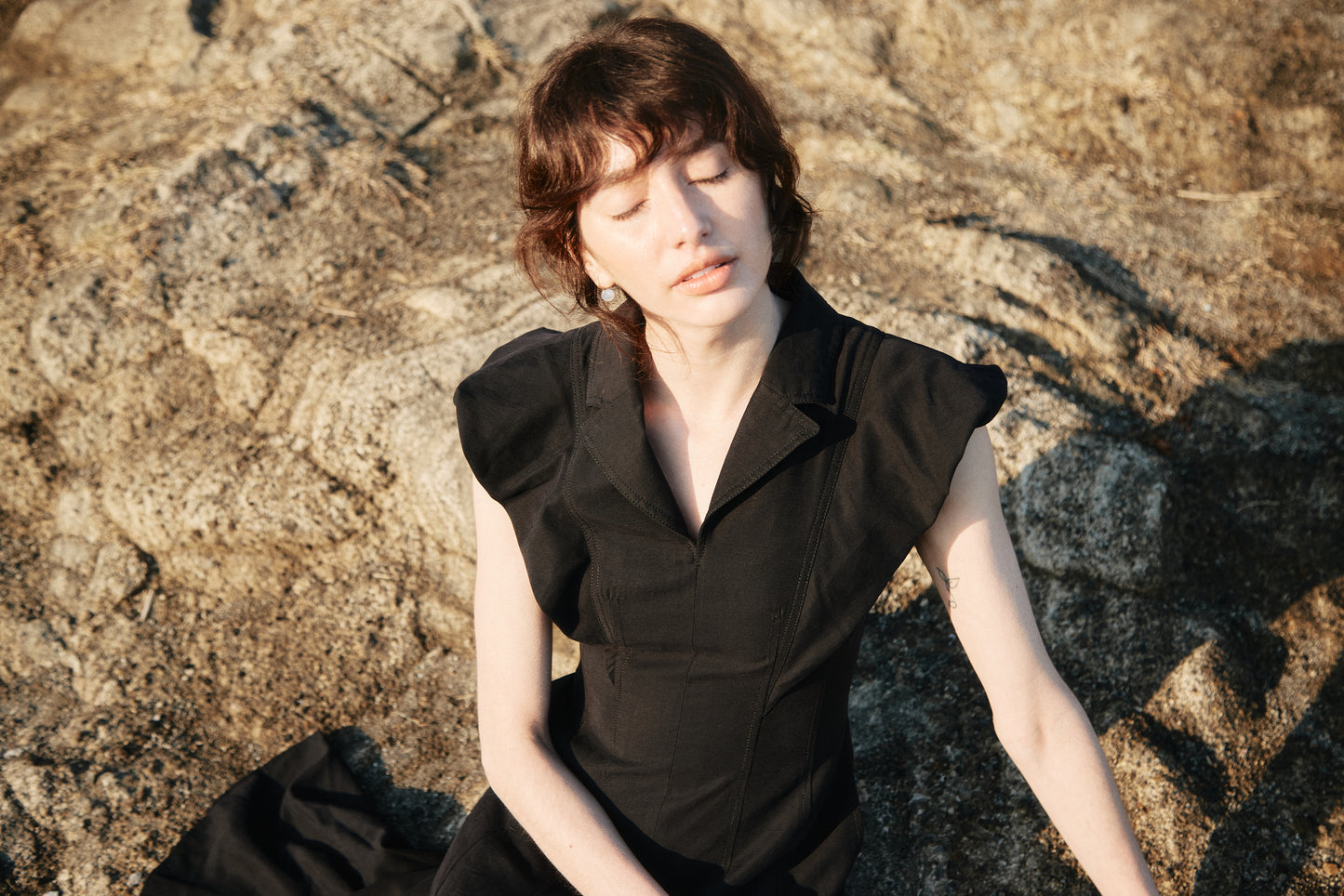 【予約販売】Panel Flare Shirt Dress