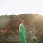 Smocking Lace Volume Dress