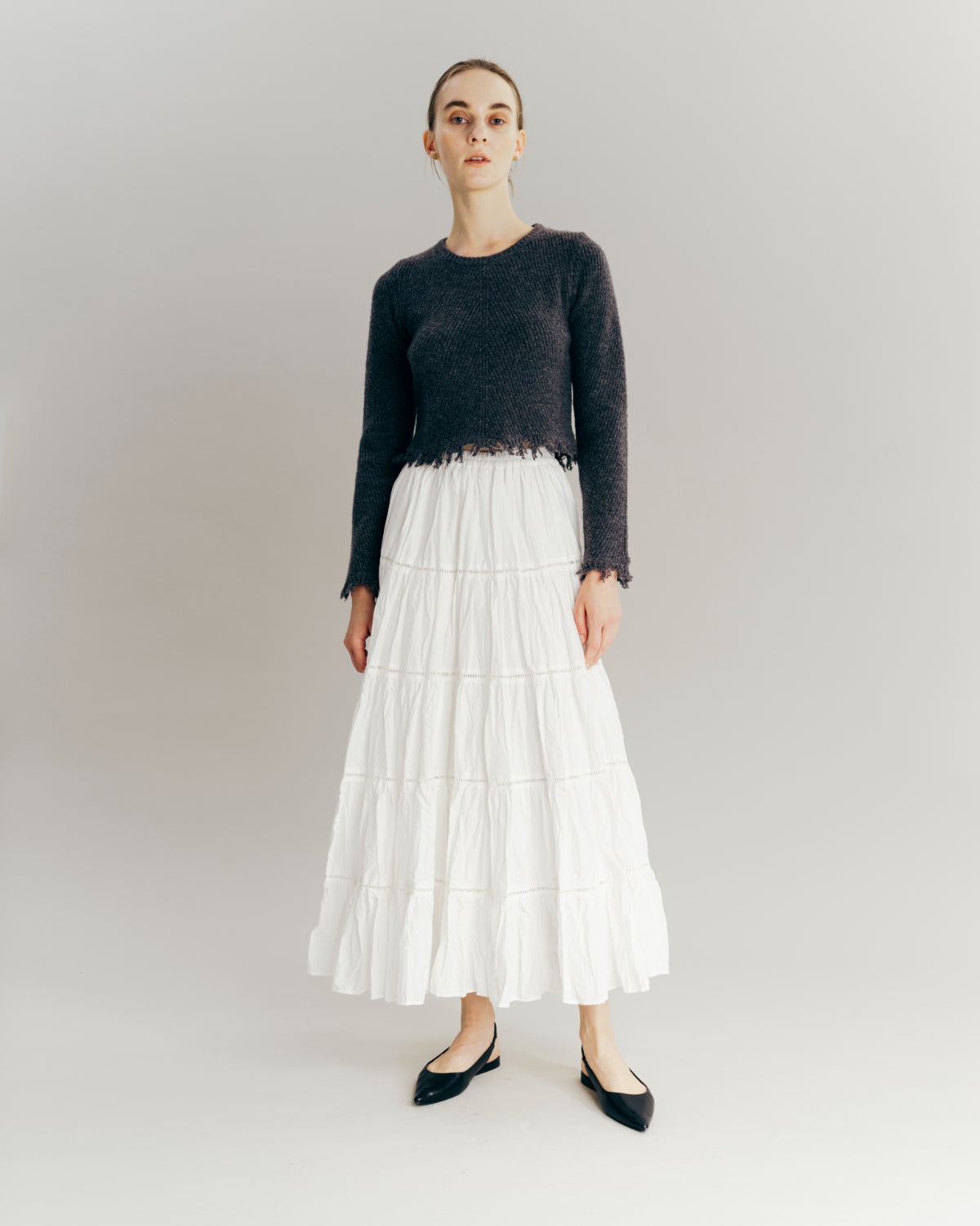 Cotton Tiered skirt