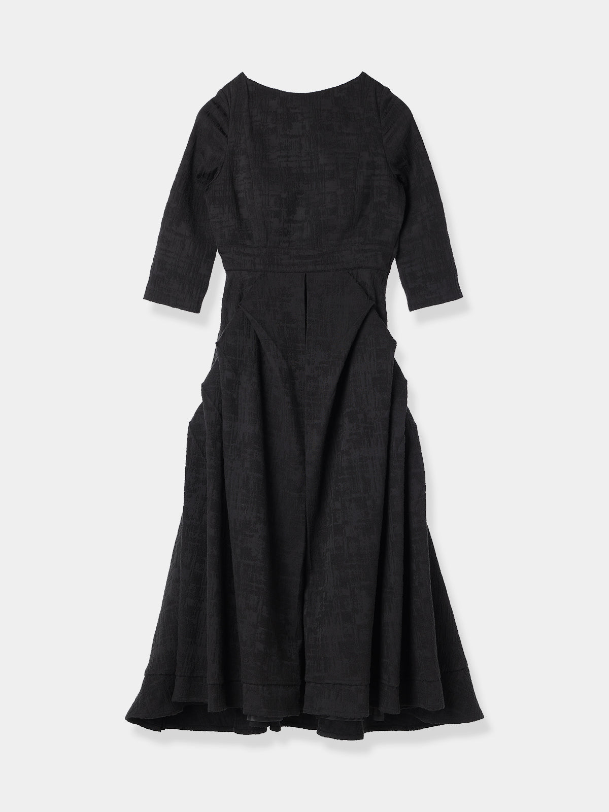 ○サイズlaubeblanc/Belted Jacquard Dress