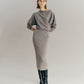 Dolman sleeve Knit dress