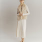 Tailored collar Fur vest