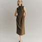 Belted Drape Dress