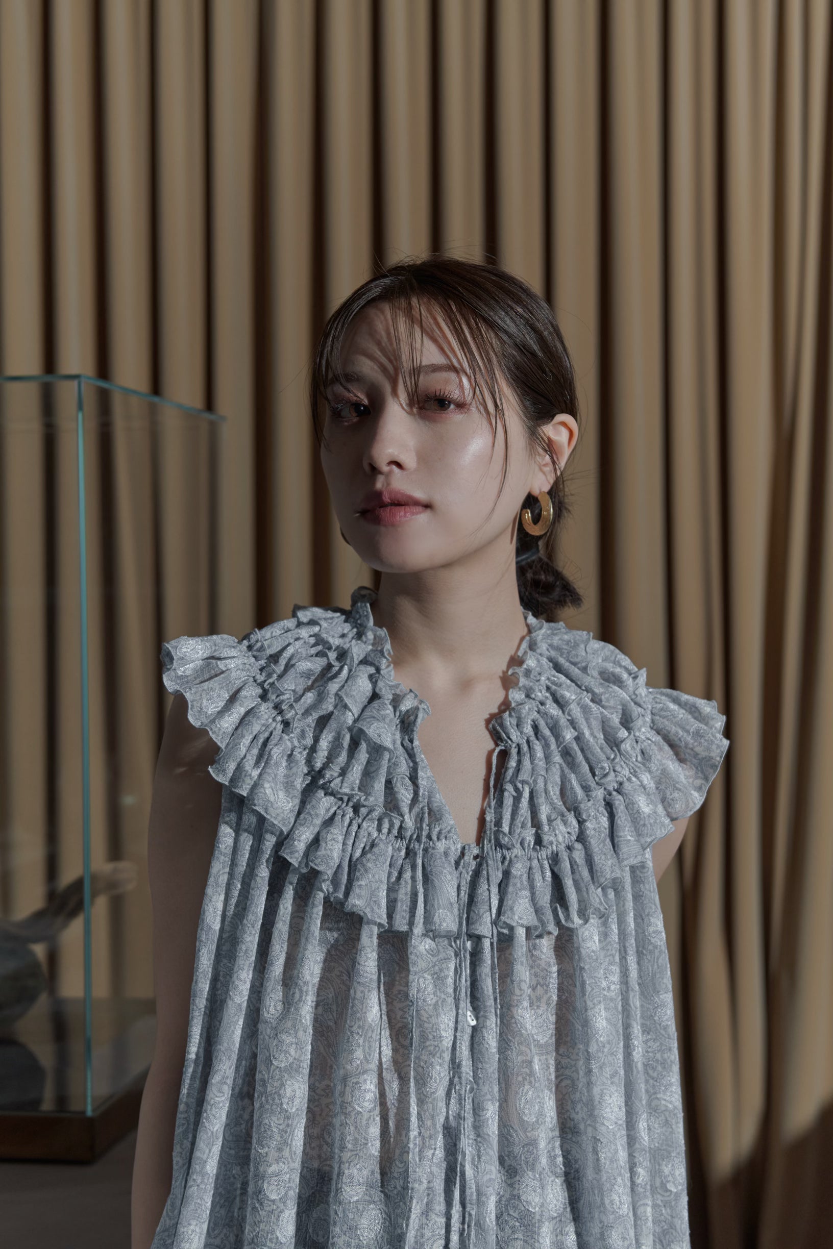 Paisley Cut jacquard  Blouse