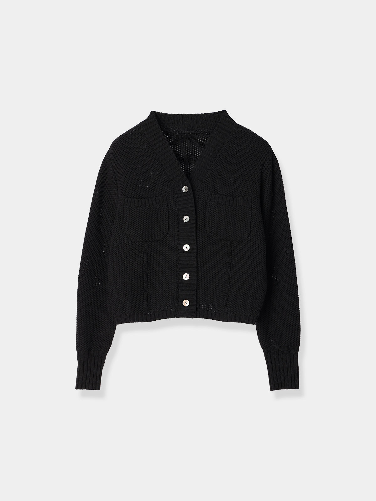 Basket Knit Cardigan – L