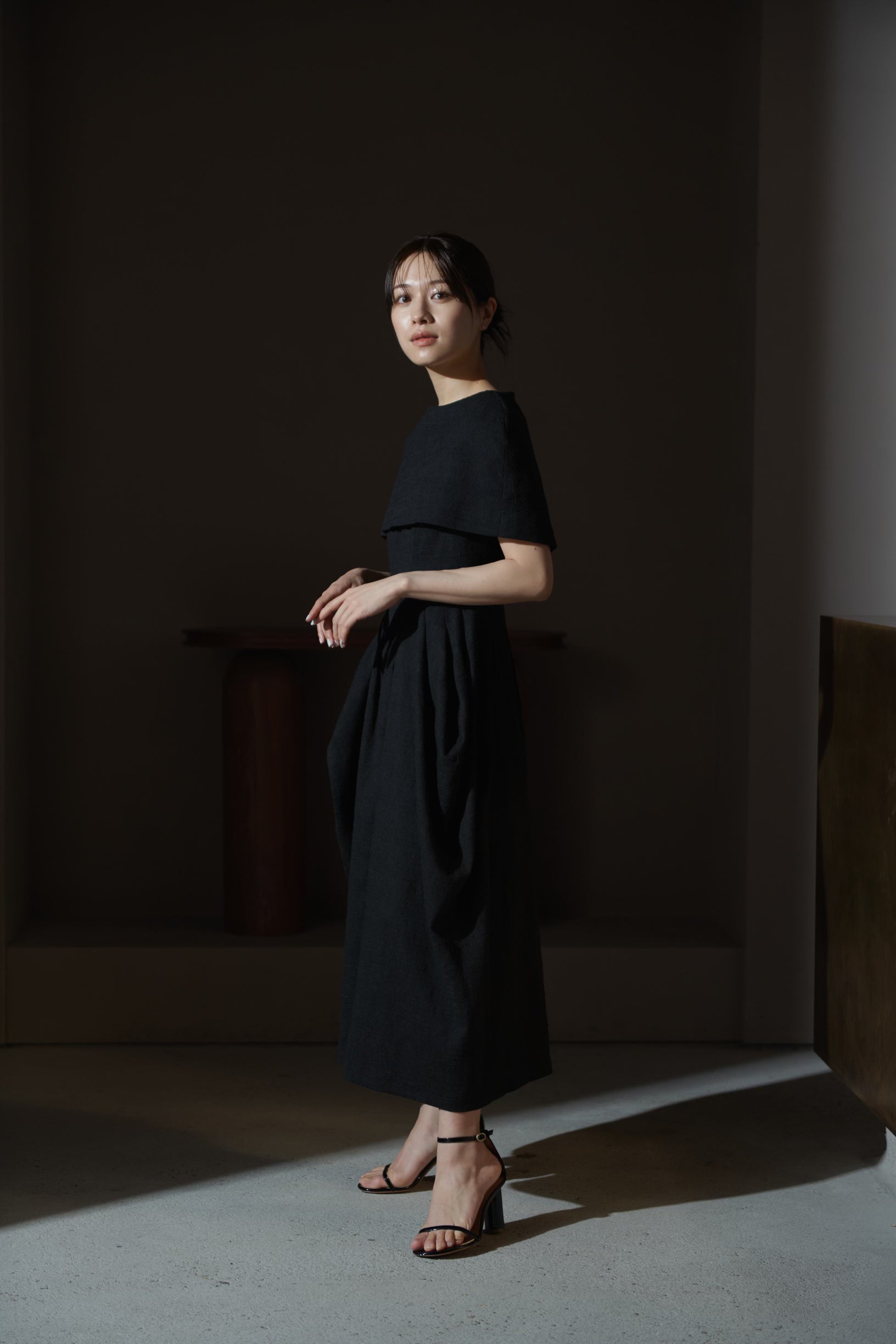 Slab tweed  Cocoon Dress