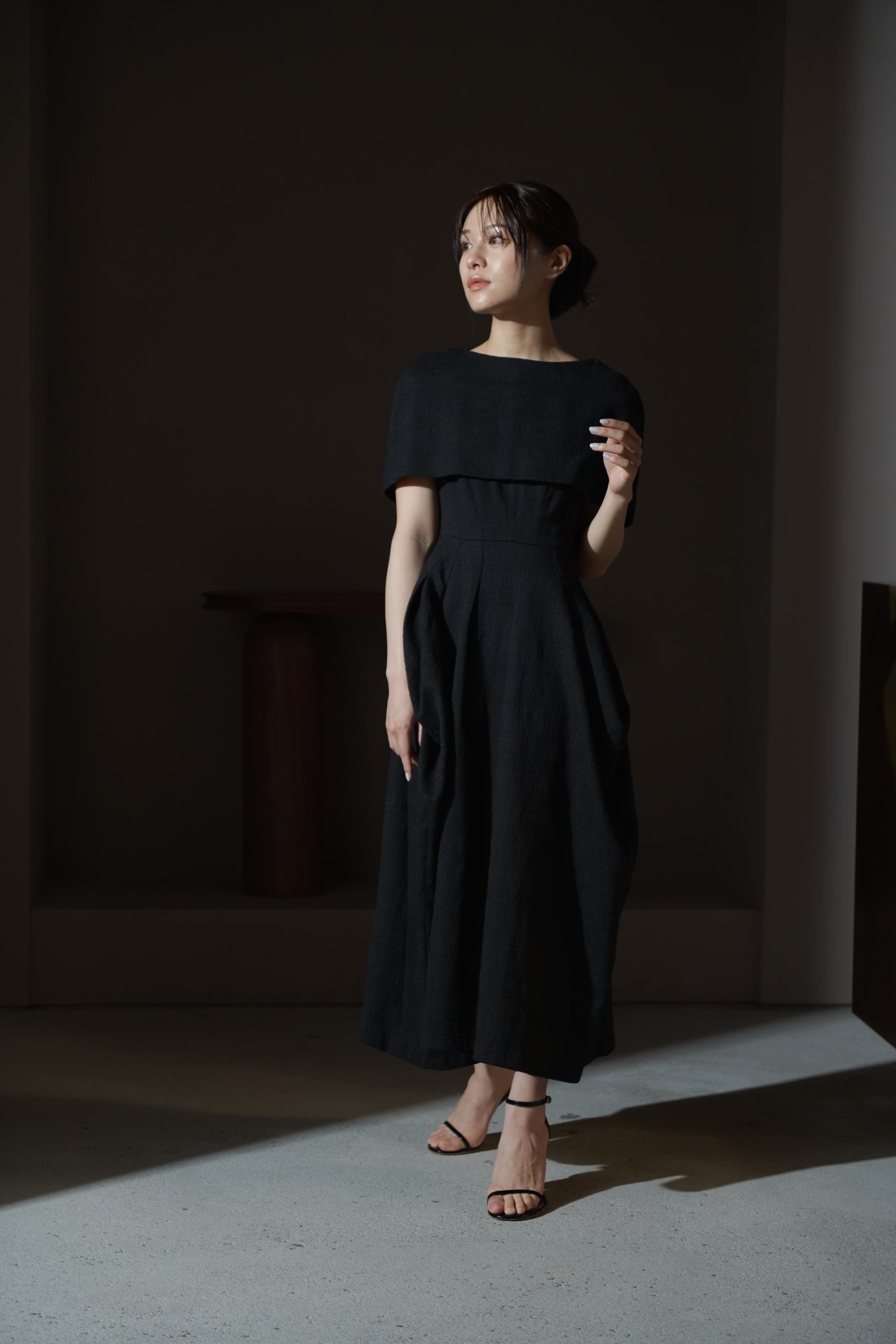 Slab tweed  Cocoon Dress