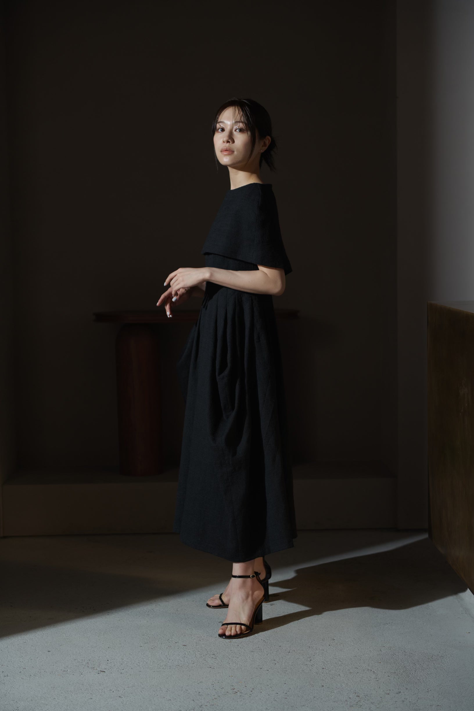 Slab tweed  Cocoon Dress