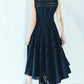 Asymmetric Lace Panel Dress