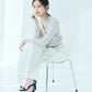Pleats Cache-coeur Knit Tops