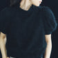 Feather Fringe Puff Top