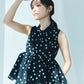 Sheer Polka Dot Ribbon Blouse