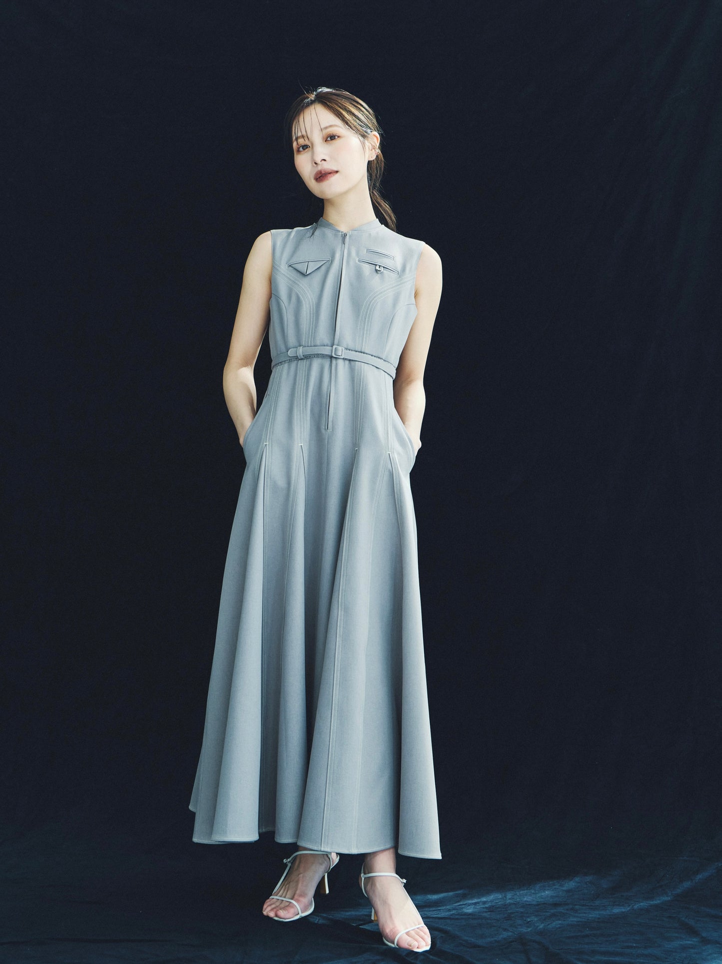 Architect Zip Flare Dress