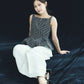Sculpted Peplum Balloon Top/ Polka dot