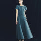 Sculpt Flare Double Knit Skirt