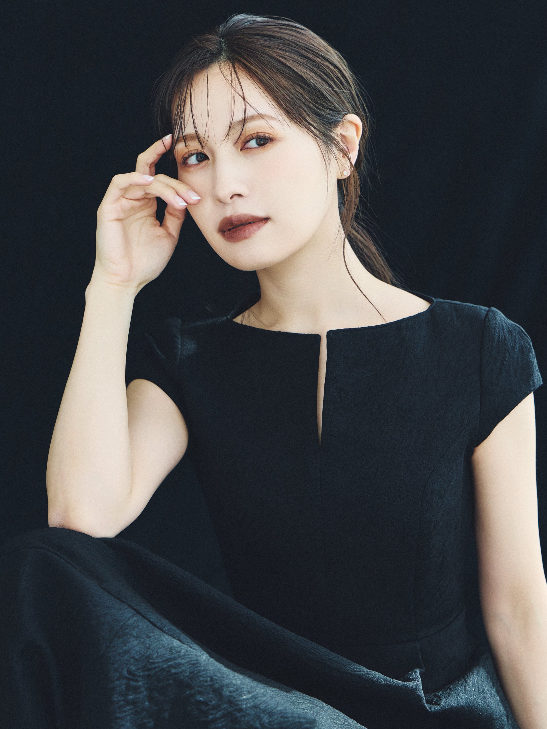 Keyneck Jacquard Dress