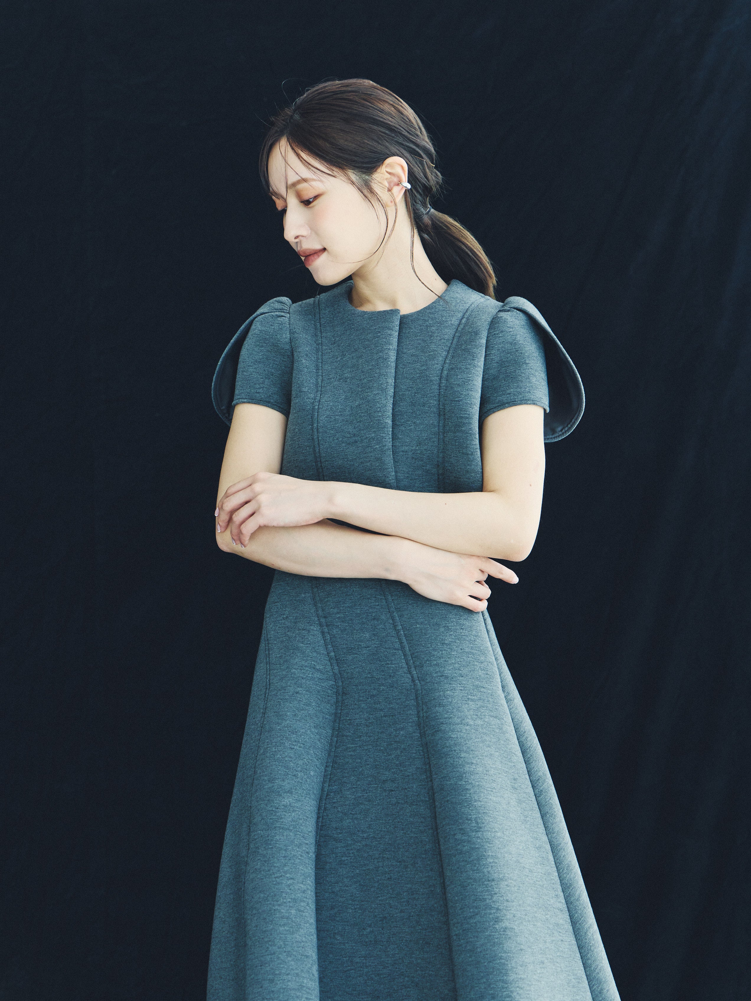 Tulip Sleeve Compact Jacket