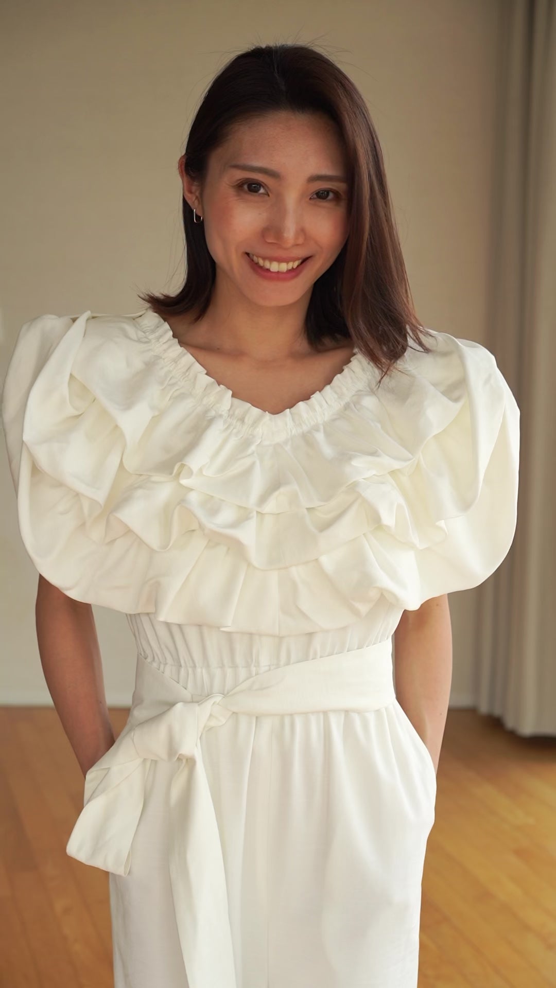 Balloon Collar Jumpsuit