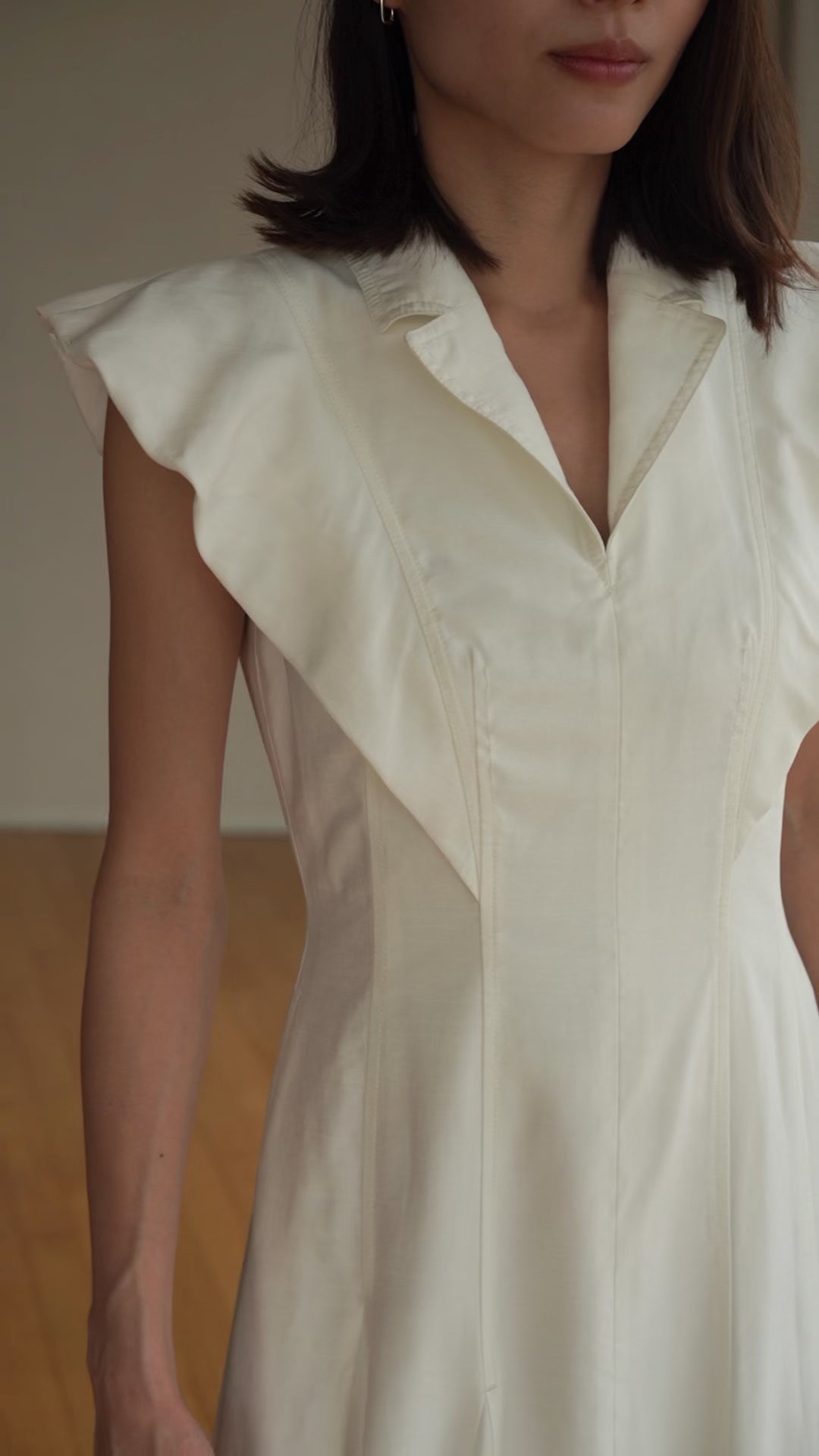 Panel Flare Shirt Dress