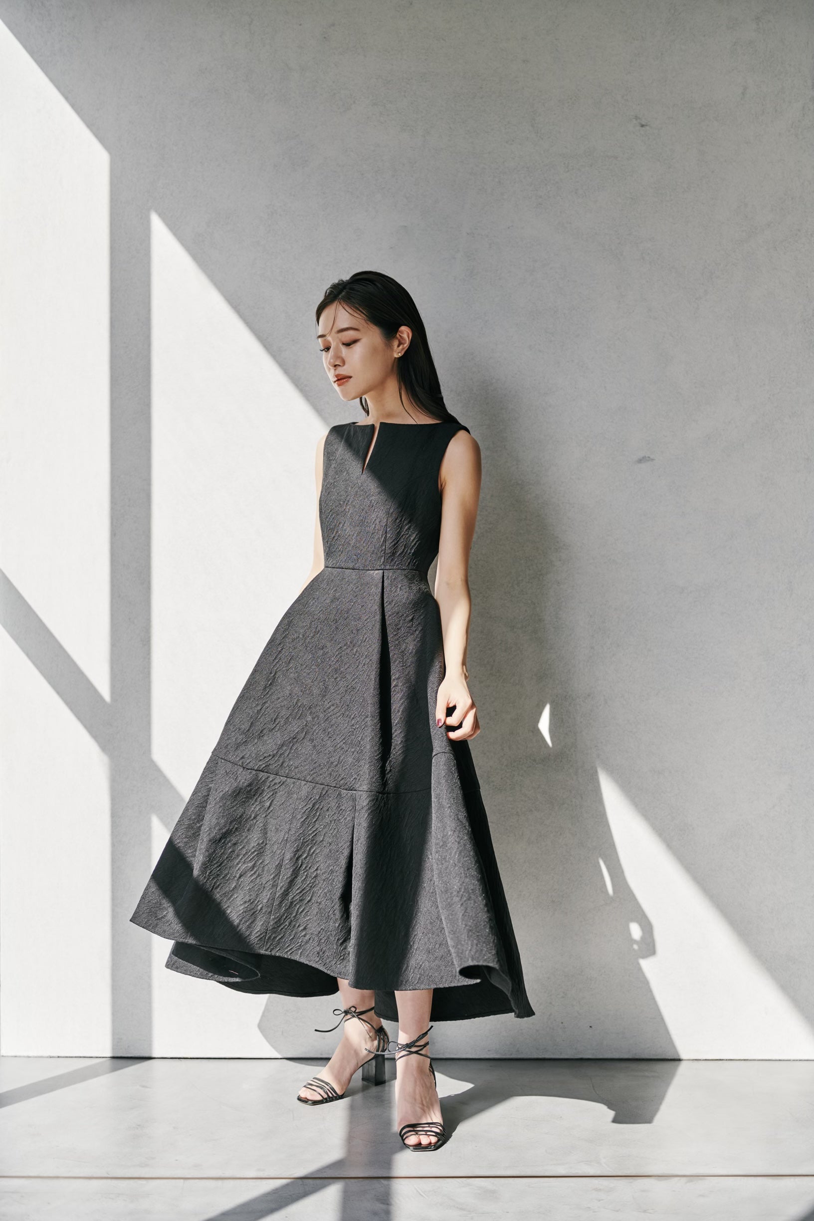 Keyneck Jacquard Dress – L Keyneck Jacquard Dress – L