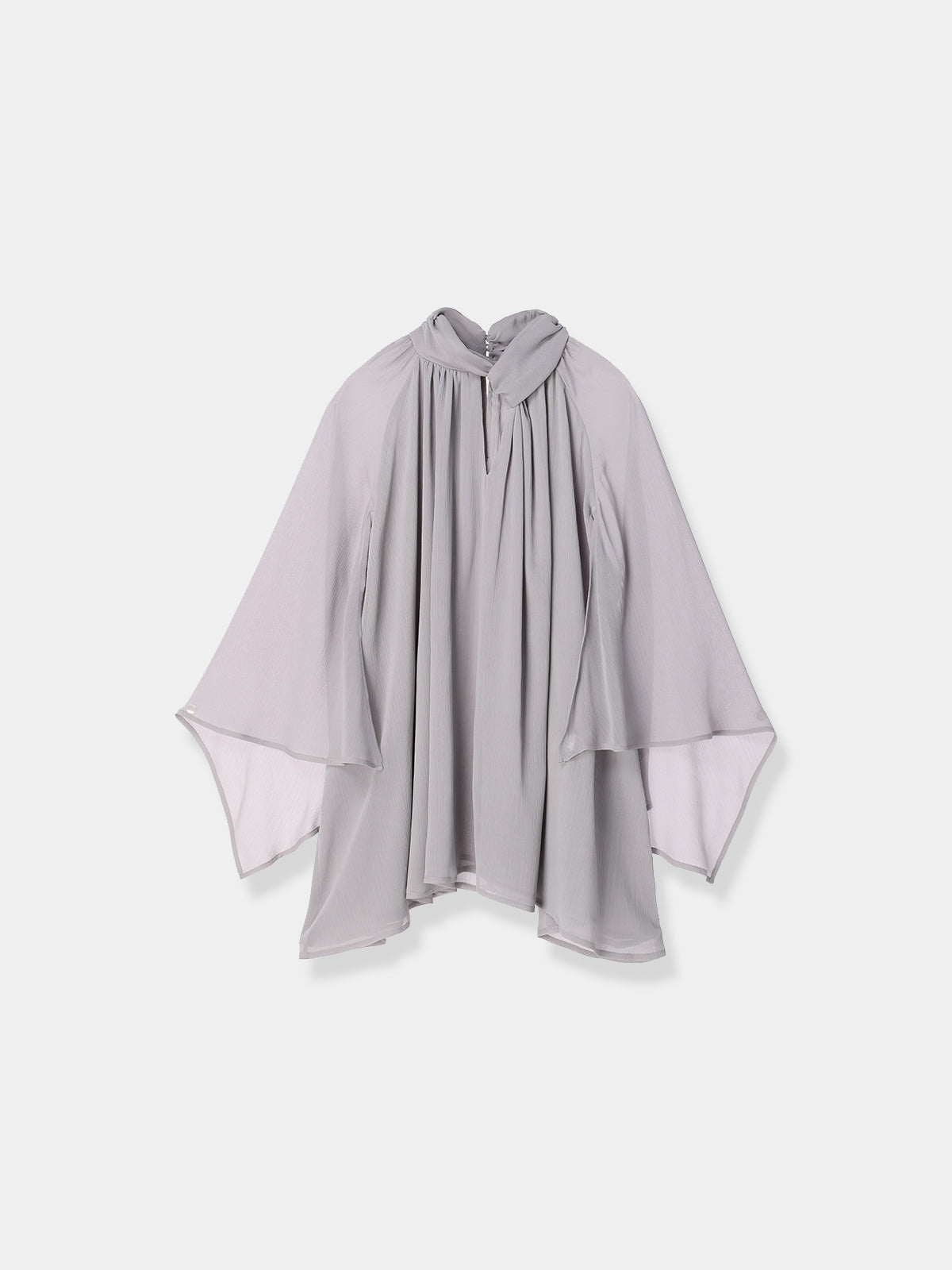 Cape sleeve Chiffon Blouse