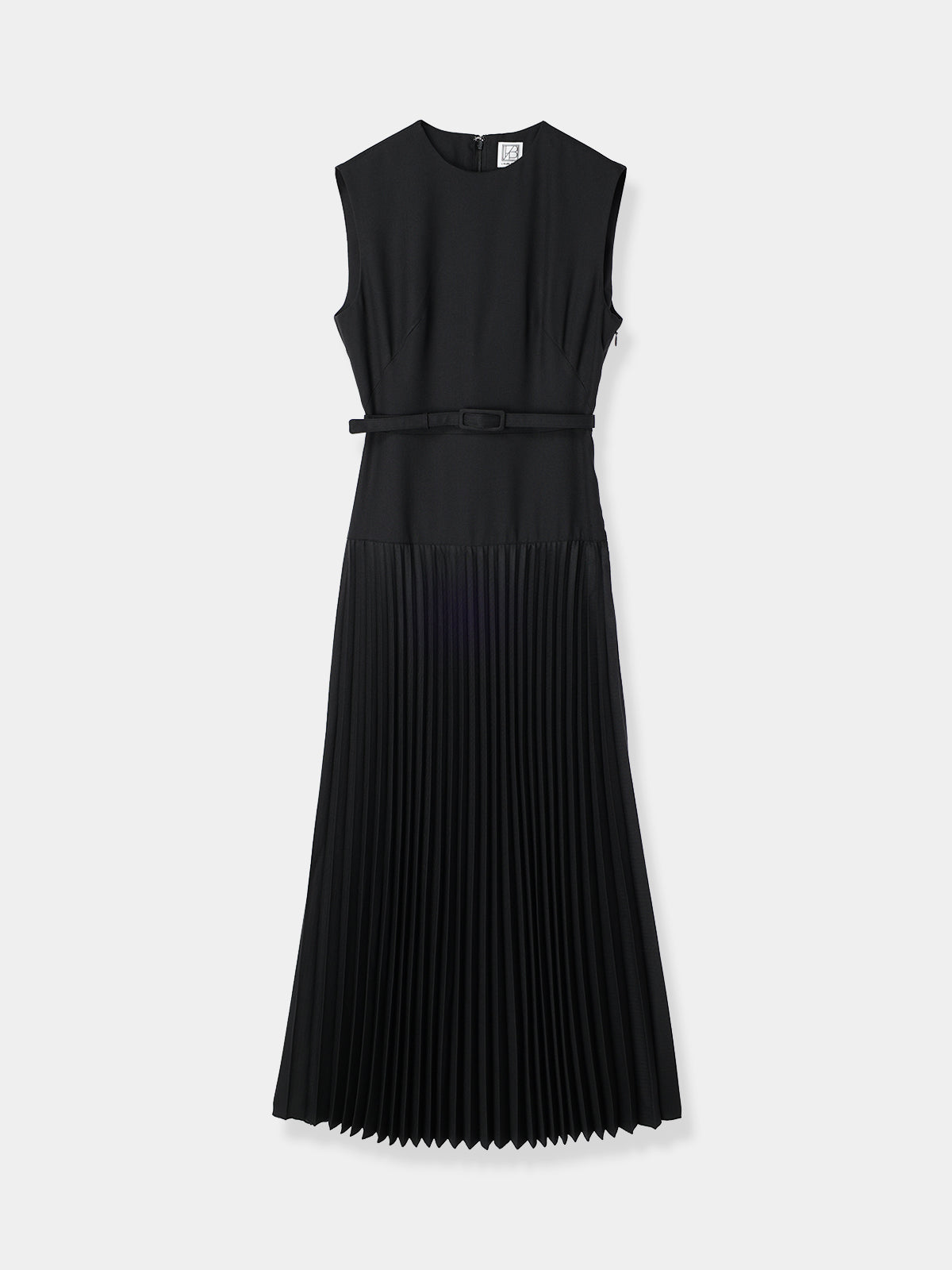 Belted Pleats Dress