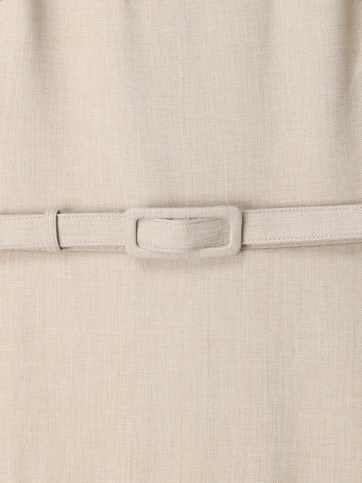 Belted Pleats Dress