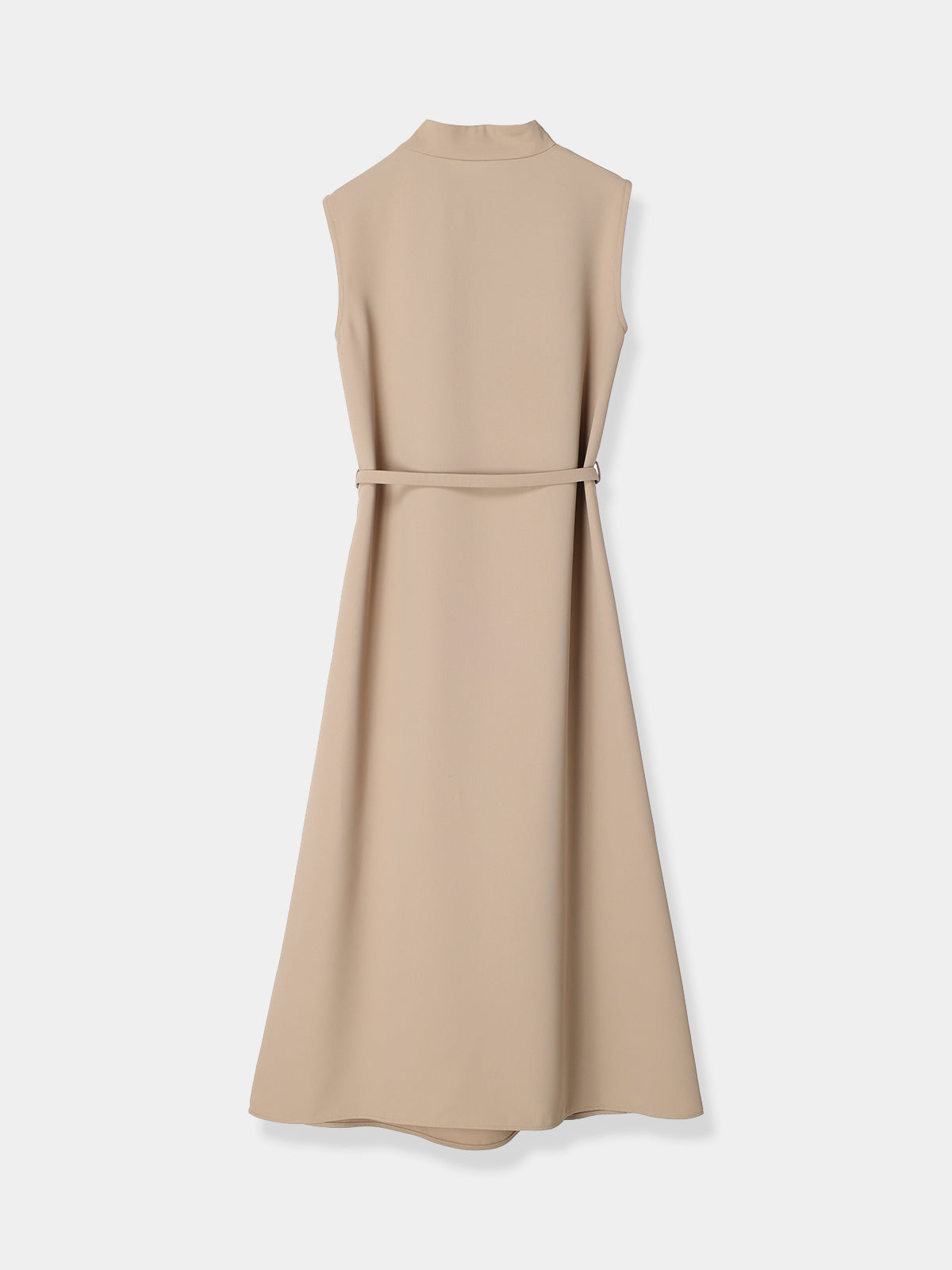 Belted Drape Dress