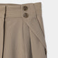 Button Accent Straight Pants