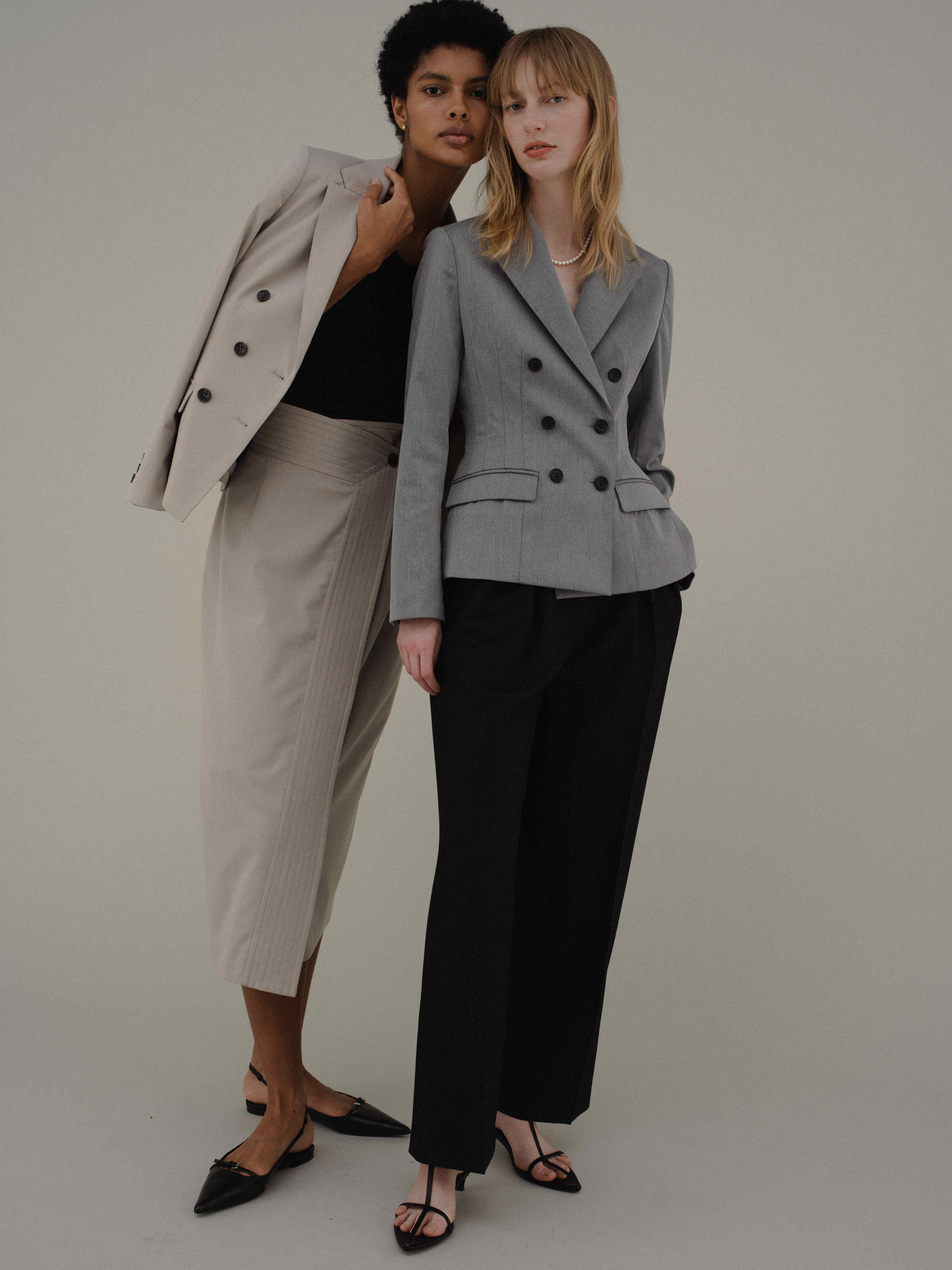 L'AUBE BLANC Waist Shape Tailored Jacket | drydry.by