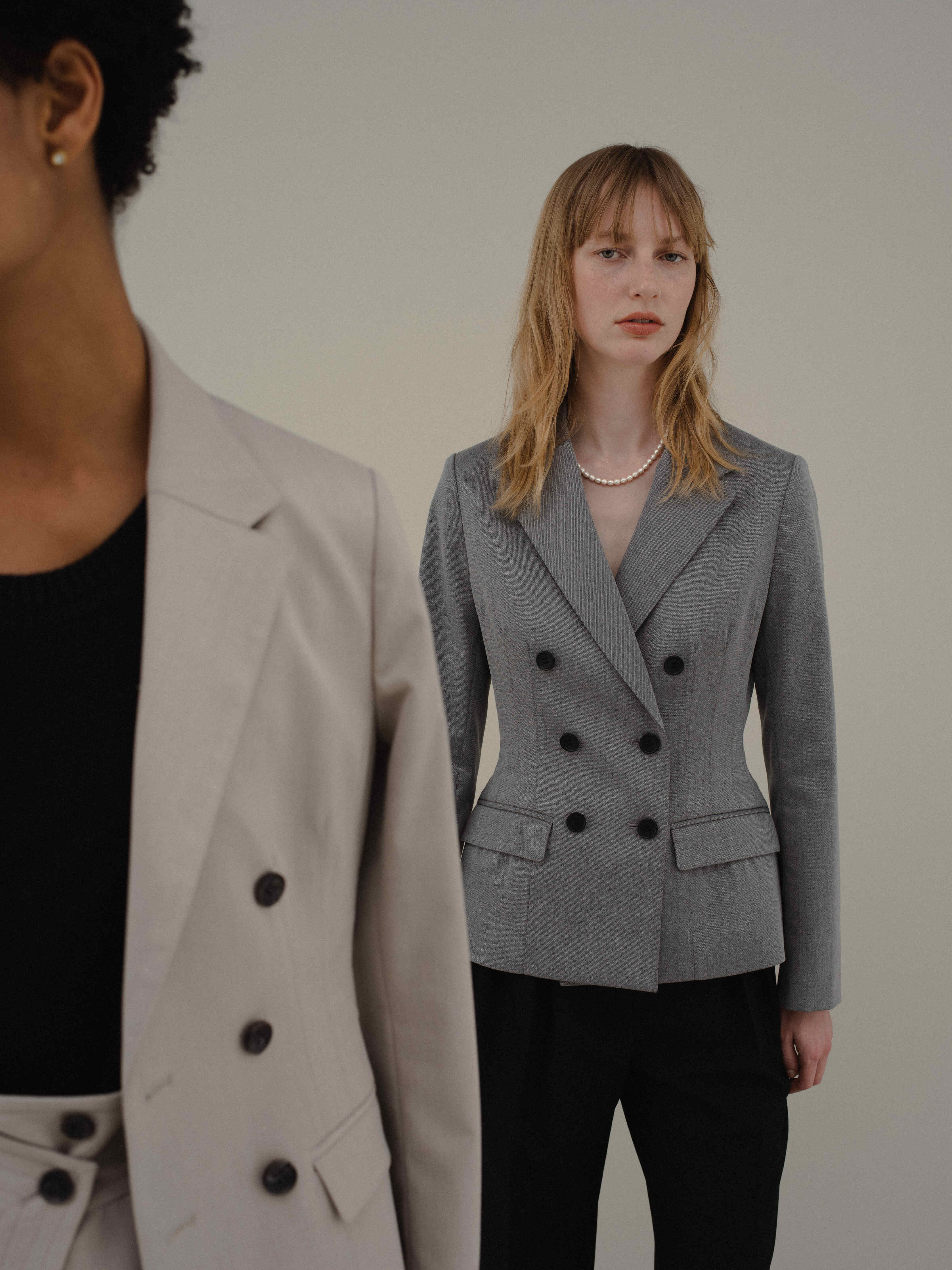 L'AUBEBLANC Waist Shape Tailored Jacket | tradexautomotive.com