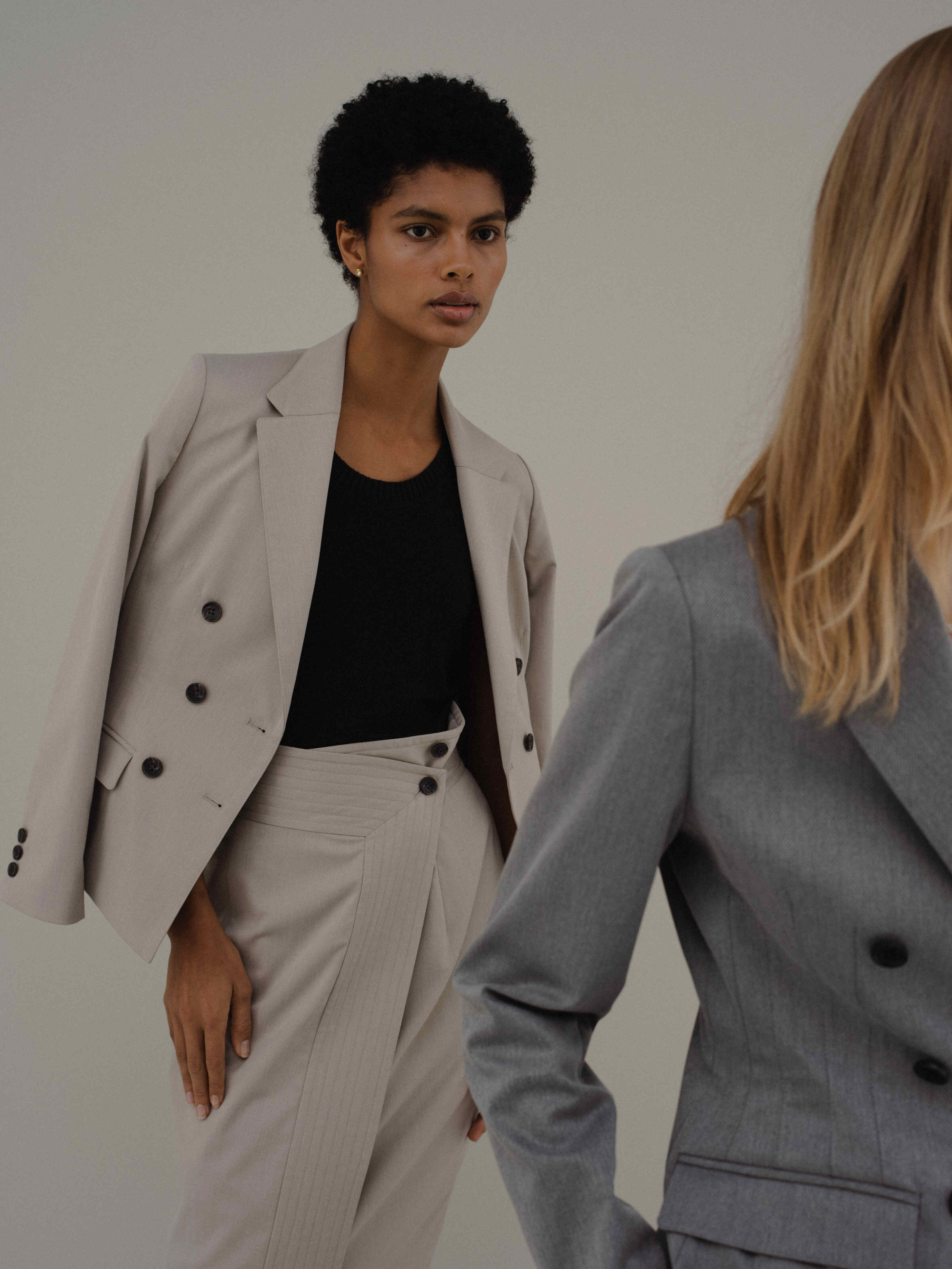 L’AUBE BLANC Waist Shape Tailored Jacket